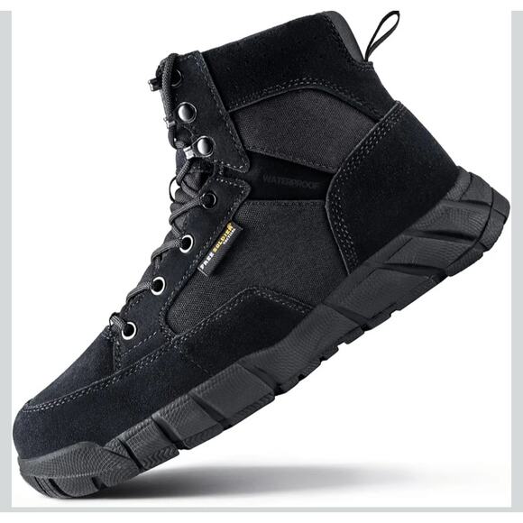 FREE SOLDIER Men's Hiking/Work Boots Size 9 Wide - Picture 1 of 7